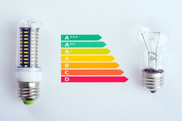 LED light bulb energy calculator